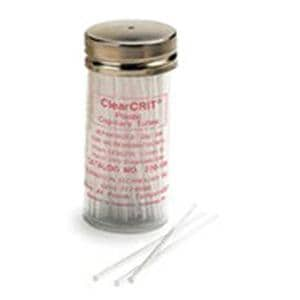 ClearCrit Heparinized Capillary Tube Plastic 5x200/Bx