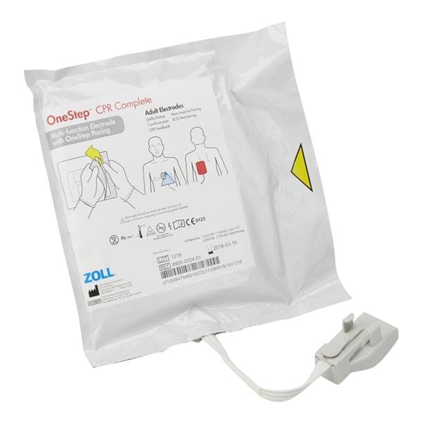 OneStep Resuscitation Electrode Adult New 8/Ca