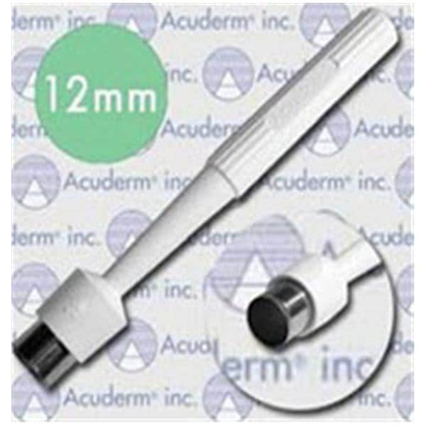 Acu-Punch Dermal Biopsy Punch 12mm Stainless Steel Blade Sterile Dsp 25/Bx