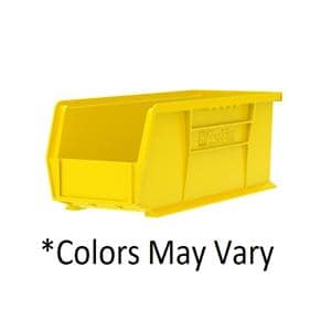 AkroBins Storage Bin Yellow Polymer With Label Holder 14-3/4x5-1/2x5" 12/Ca