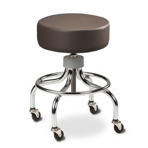 Chrome Series Exam Stool Gunmetal 250lb Capacity