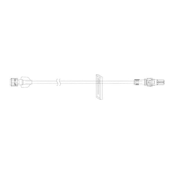 IV Extension Set 60" M Adptr/F LL Adptr/Clr 50/Ca