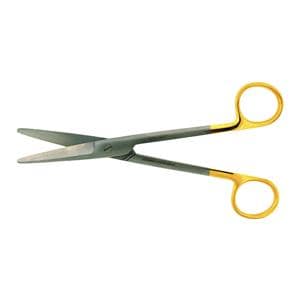 Mayo Scissors Straight 6-3/4" Tungsten Carbide Non-Sterile Reusable Ea