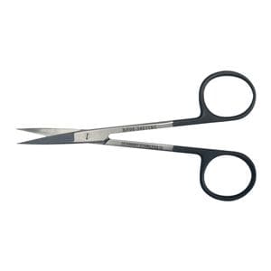 SuperCut Iris Scissors Straight 4-1/2" Stainless Steel Non-Sterile Reusable Ea