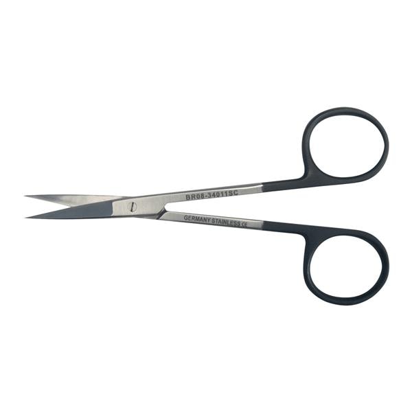 SuperCut Iris Scissors Straight 4-1/2" Stainless Steel Non-Sterile Reusable Ea