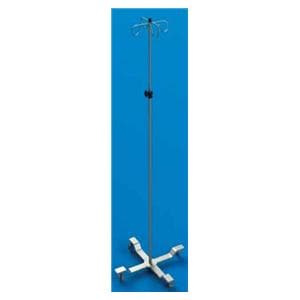 Stand IV Pole 2 hook 68-108" Height Adjustment Ea