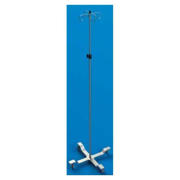 Stand IV Pole 2 hook 68-108" Height Adjustment Ea