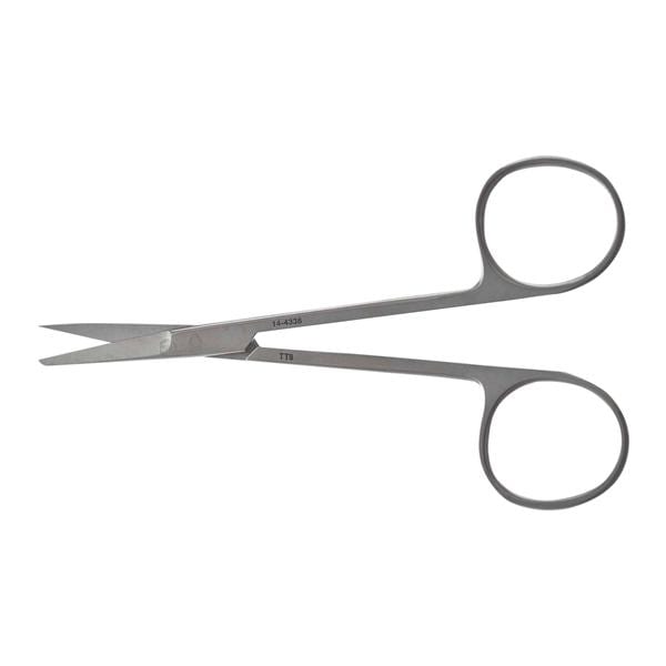 Knapp Iris Surgical Scissors Straight 4-1/2" Stainless Steel Ea