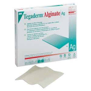 Tegaderm Ag Alginate/Silver Dressing 4x5" Sterile Calcium Alginate/Silver LF