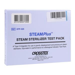 Integrator Sterilization STEAMPlus Not Made From Natural Rubber Latex 25/Ca