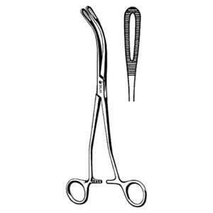 Fletcher-Van Doren Sponge Forcep S Curve 9-1/2" Ea