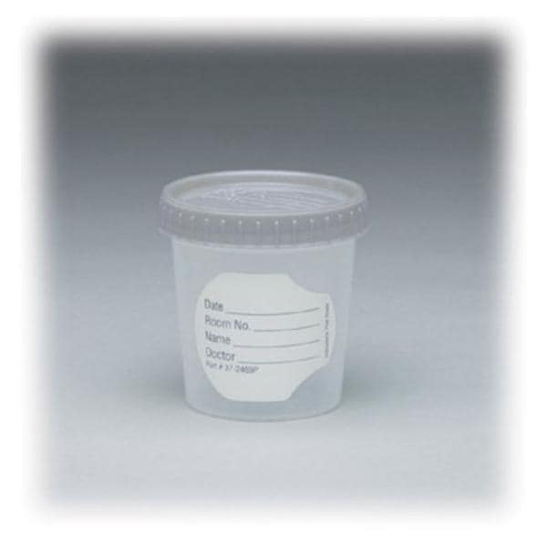 ClikSeal Specimen Container 3oz Silicone Sterile 100/Ca