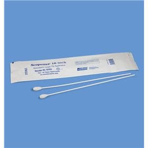 Scopettes Proctoscopic Swabstick 16 in Paper Shaft Sterile 2x50/Bx