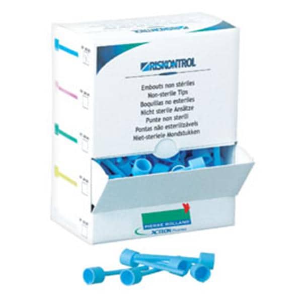 Riskontrol Air / Water Syringe Tip Blue 250/Pk