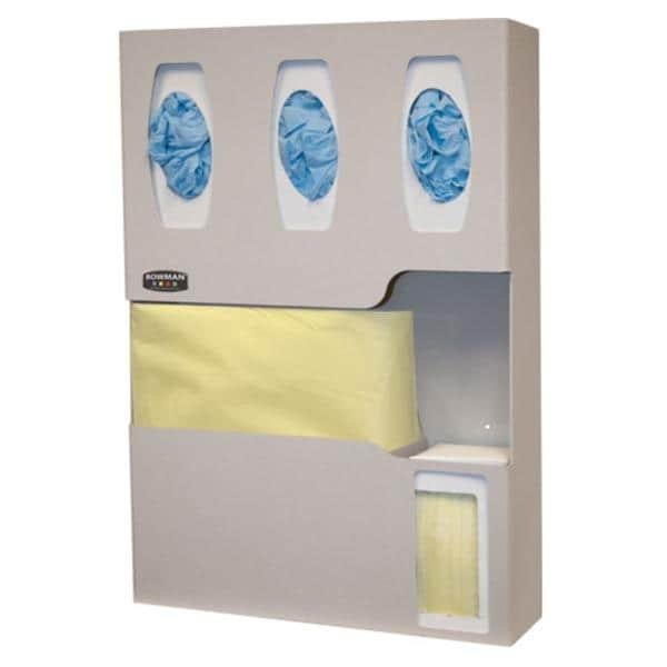 Protective Apparel Organizer Quartz Beige ABS Plastic Ea