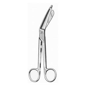 Lister Bandage Scissors Angled 7-1/4" Stainless Steel Non-Sterile Reusable Ea