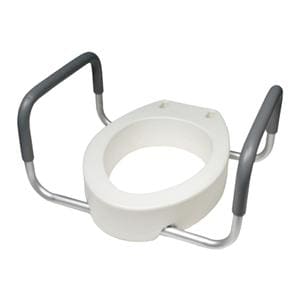 Lumex Deluxe Riser Toilet Seat 300lb Capacity Adult Elongated