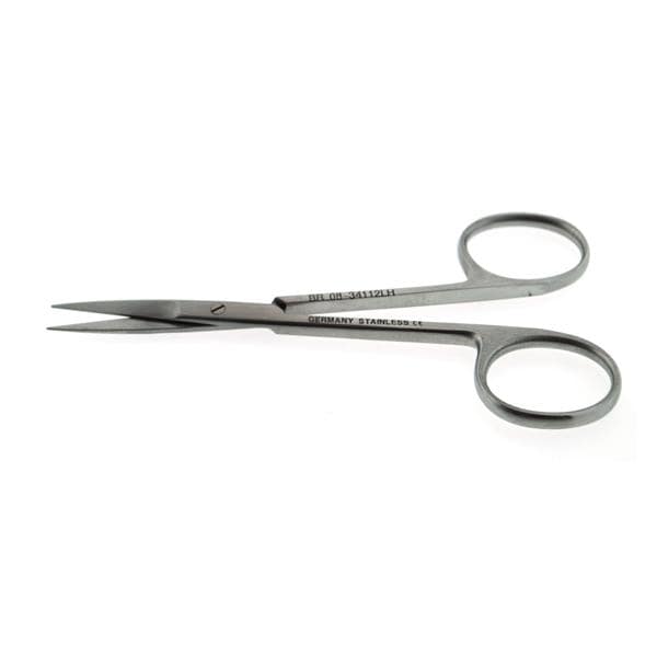 Iris Scissors Straight 4-1/4" Stainless Steel Non-Sterile Reusable Ea