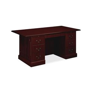 HON 94000 Series Double-Pedestal Desk 72" x 36" Mahogany Ea