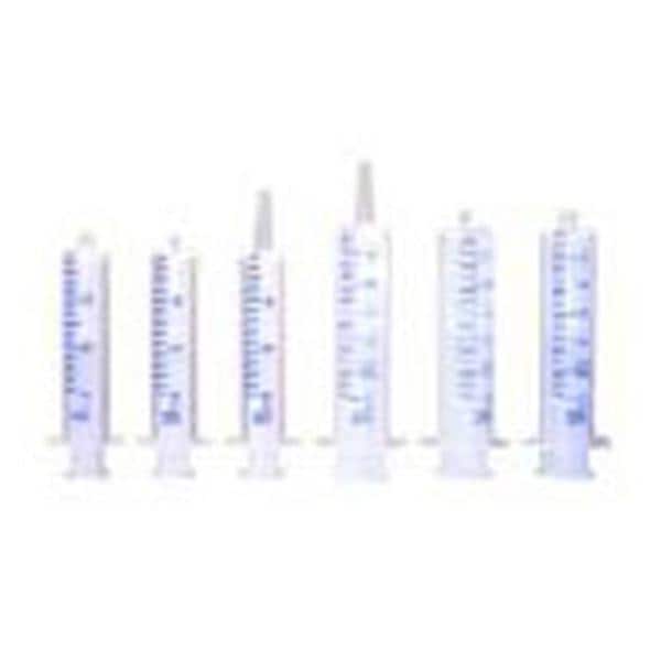 Norm-Ject Luer Lock Syringe 3mL Clear No Dead Space 100/Bx