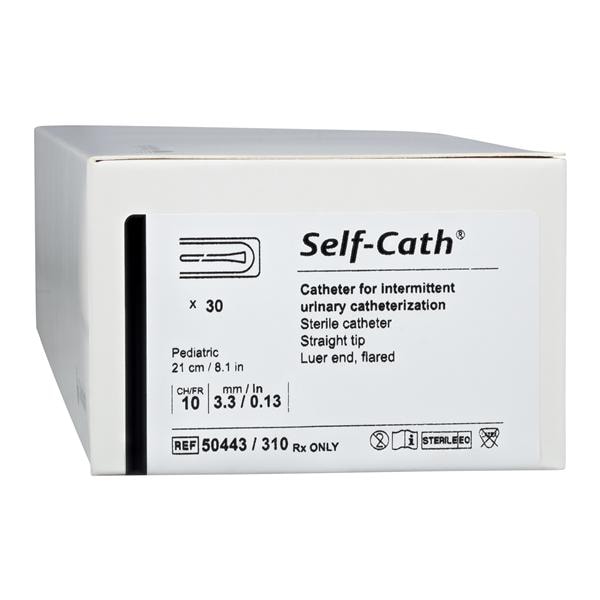 Mentor Catheter Intermittent 10Fr Straight Tip Silicone Self-Cath 10" 30/Bx