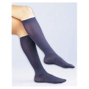 Activa Sheer Therapy Compression Dress Socks Knee High Lg Wmen Wmen 8-10.5 Blk