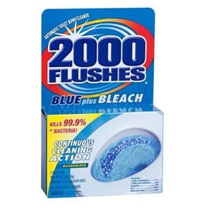 2000 Flushes Blue Plus Bleach Bowl Cleaner 3.5 Oz Ea