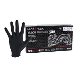 Black Dragon Nitrile Exam Gloves X-Large Black Non-Sterile