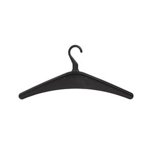 Lorell Plastic Garment Hangers 7 in x 17 in Black 12/Pack 12/Pk
