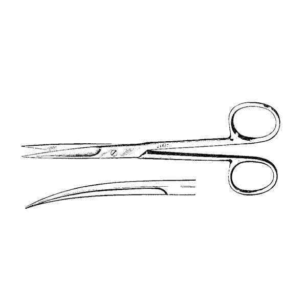 Deaver Operating Scissors Curved 5-1/2" Stainless Steel Ea