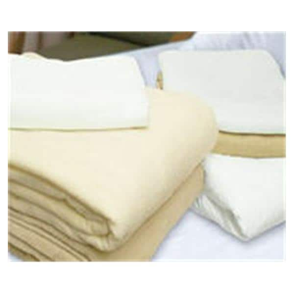 Thermal Blanket Beige Cotton/Polyester 66x90"