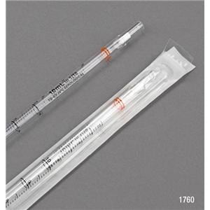 Serological Pipette Polystyrene 10mL Orange Band Non-Sterile 250/Ca