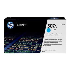 HP 507A Cyan Original Toner Cartridge (CE401A) Ea