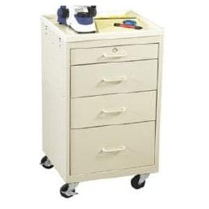 Super Saver Bedside Cart 18x18-1/2x34-1/2" (4) 5" Caster