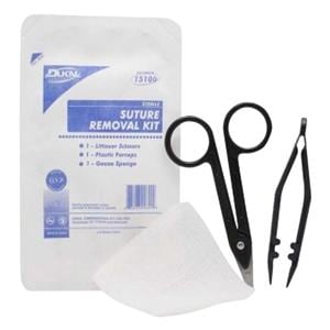 Suture Removal Kit Littauer Scissors/Plastic Forceps