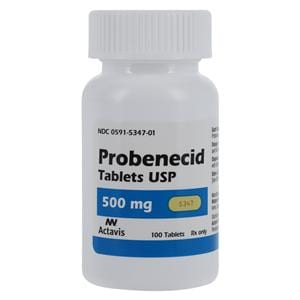 Probenecid Tablets 500mg Bottle 100/Bt