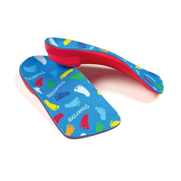 Powerstep Powerkids Insole Royal Blue/Pediatric Print 11.5-12.5