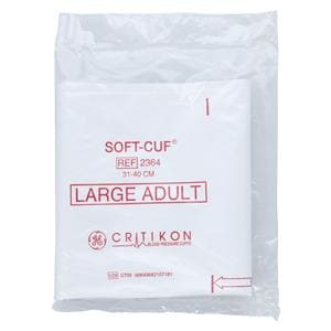 Critikon Soft-Cuf Blood Pressure Cuff Wht/Rs LF 20/Bx