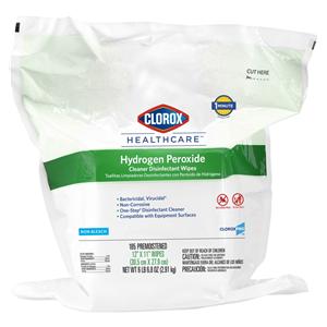 Clorox Healthcare Surface Wipe Disinfectant Refill Pack 2x185/Ca