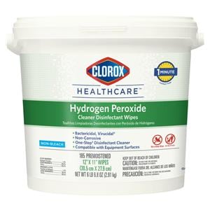 Clorox Healthcare Surface Wipe Disinfectant Bucket 185x2/Ca