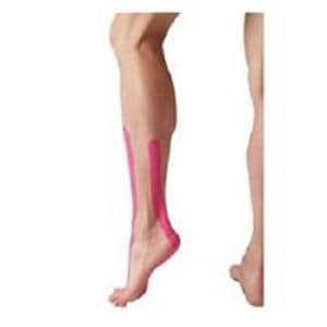 SpiderTech Kinesiology Tape 100% Cotton/Poly Acrylic Pre Cut Pink NS 10/Bx