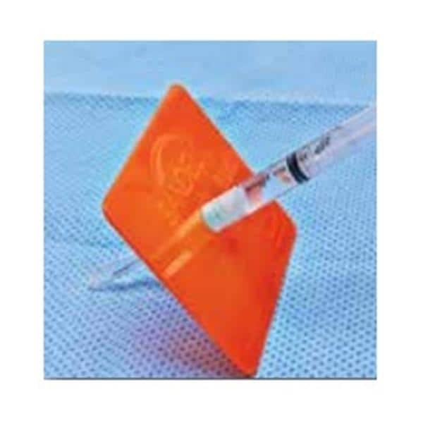 Recap-It Syringe Recapping Card Orange Plastic 100/Ca
