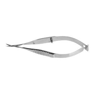 Vannas Scissors Curved 3-1/2" Stainless Steel Sterile Disposable 10/Bx