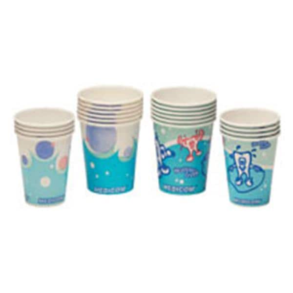 SafeBasics Drinking Cup Paper Bubbles 5 oz Disposable 1000/Ca