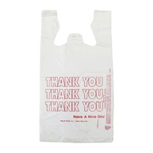 Thank You Bag Red/White 11-1/2x6x21-1/2