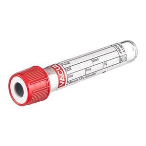 Vacuette Venous Blood Collection Tube Red/White 2mL Pull Cap PP 1200/Ca