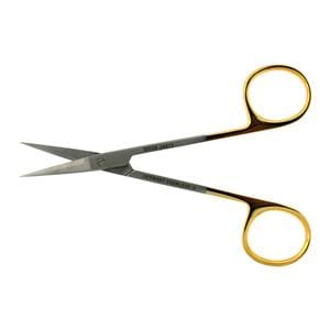 Iris Scissors Straight 4-1/2" Tungsten Carbide Non-Sterile Reusable Ea