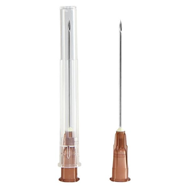 Hypodermic Needle 19gx1" Brown Conventional 100/Bx