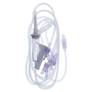 IV Administration Set Needleless 3 Inj Sites: 85", 41", 6 112 15Drp 20mL 50/Ca