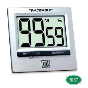 Traceable Countdown Timer 99 Minutes, 59 Seconds Audible Alarm Ea